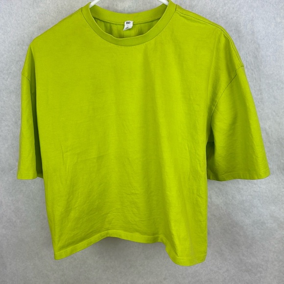 BP. Tops - Nordstrom BP. Lime Green Boxy Cropped T-Shirt